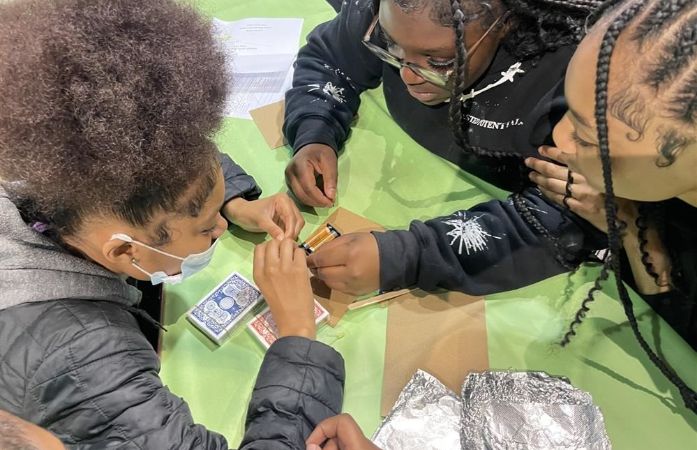  Students making electric vehicle